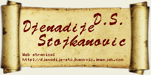 Đenadije Stojkanović vizit kartica